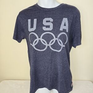 USA Olympics navy blue cotton t-shirt
